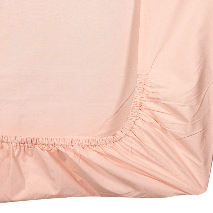 Organic Fitted Queen Sheet Neutral Pink