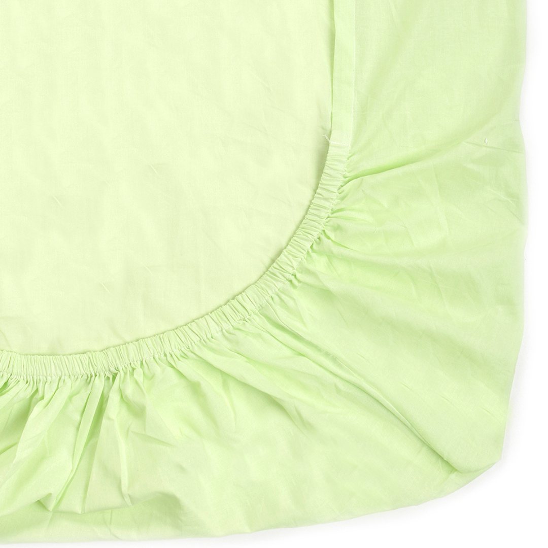 Organic Fitted Queen Sheet Lime Green