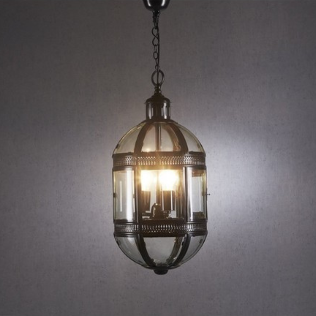 Bronze Capsule Hanging Lamp