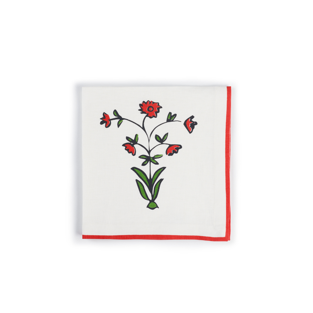 Pietra Dura Napkins - Set of 4