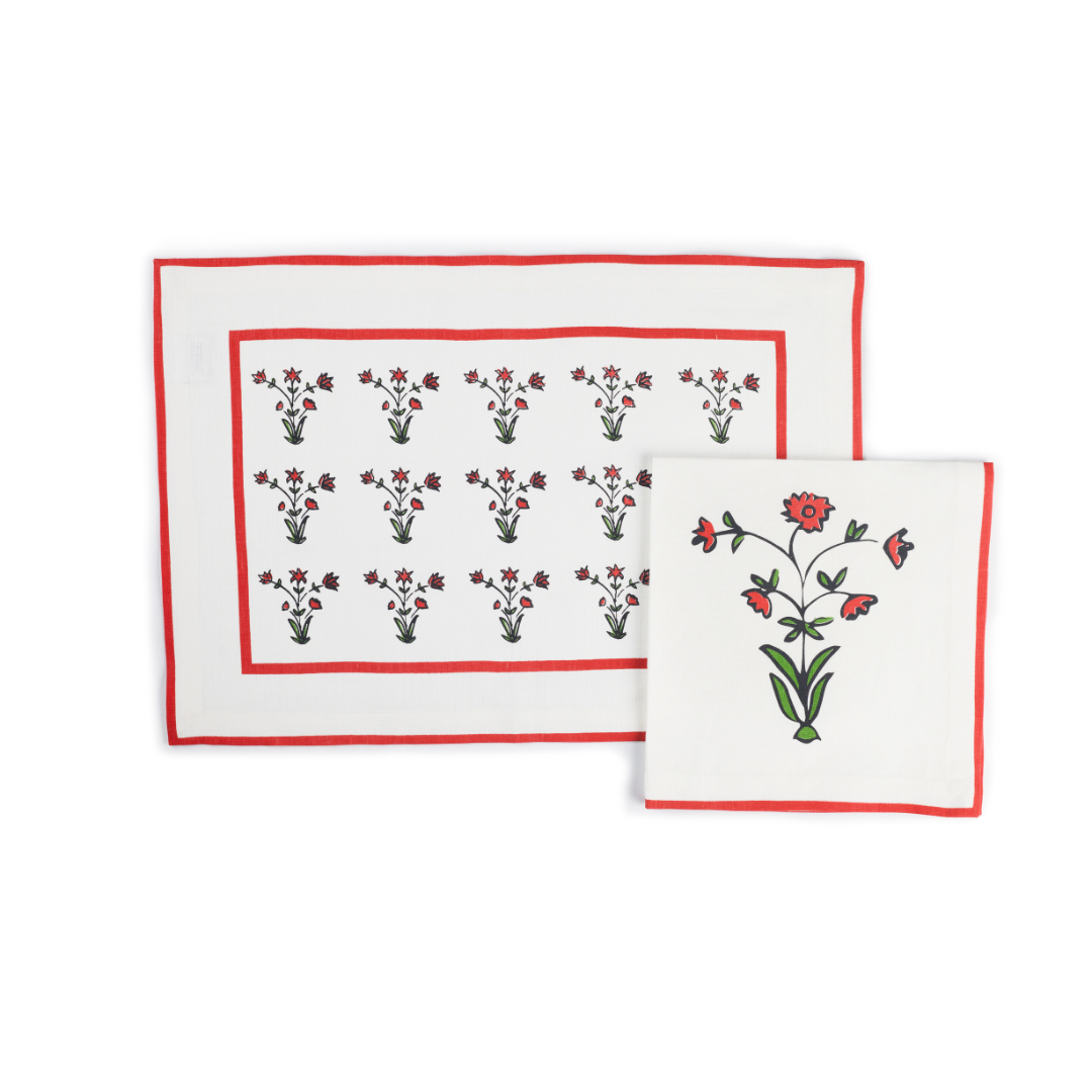 Pietra Dura Napkins - Set of 4