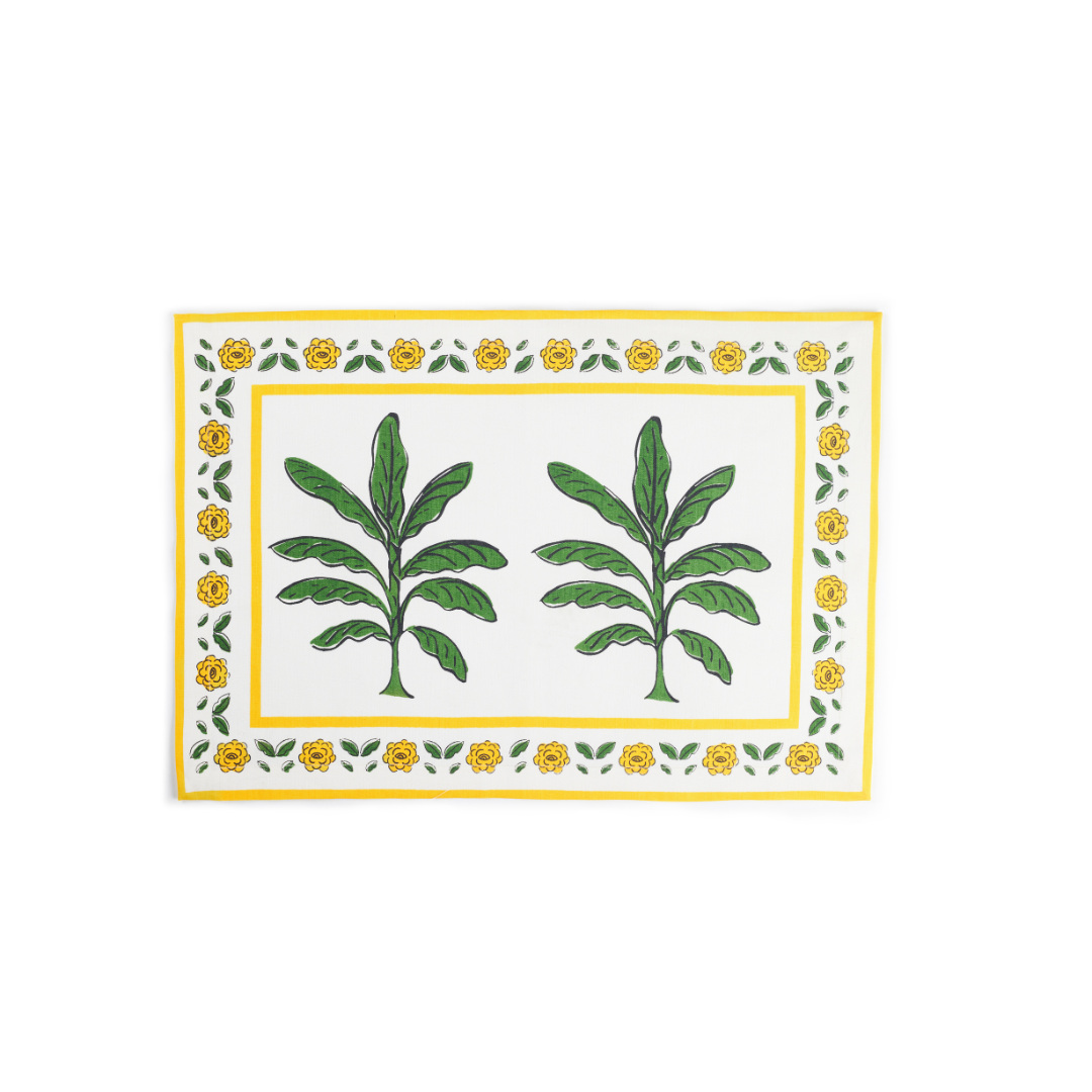 Palms Mat & Napkin - Set of 4