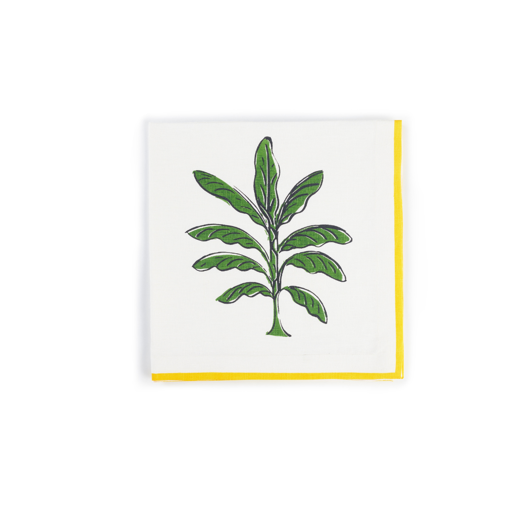 Palms Mat & Napkin - Set of 4