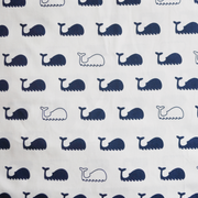 Organic Fitted Crib Sheet - Dolphin