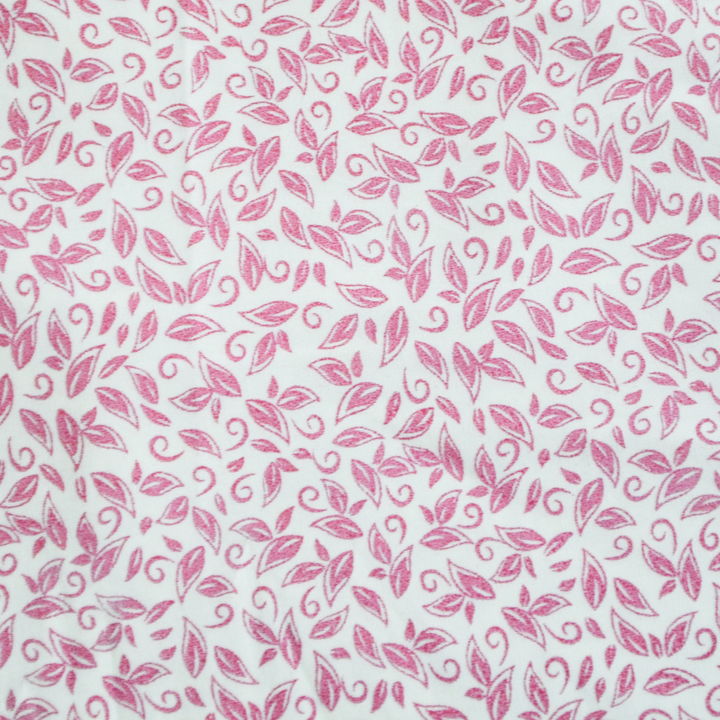 Organic Fitted Crib Sheet - Red Flower