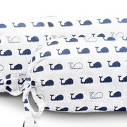 Organic Baby Bolster Cover Set - Dolphin