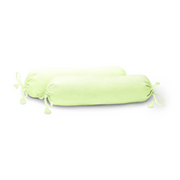 Organic Baby Bolster Cover Set - Lime Green