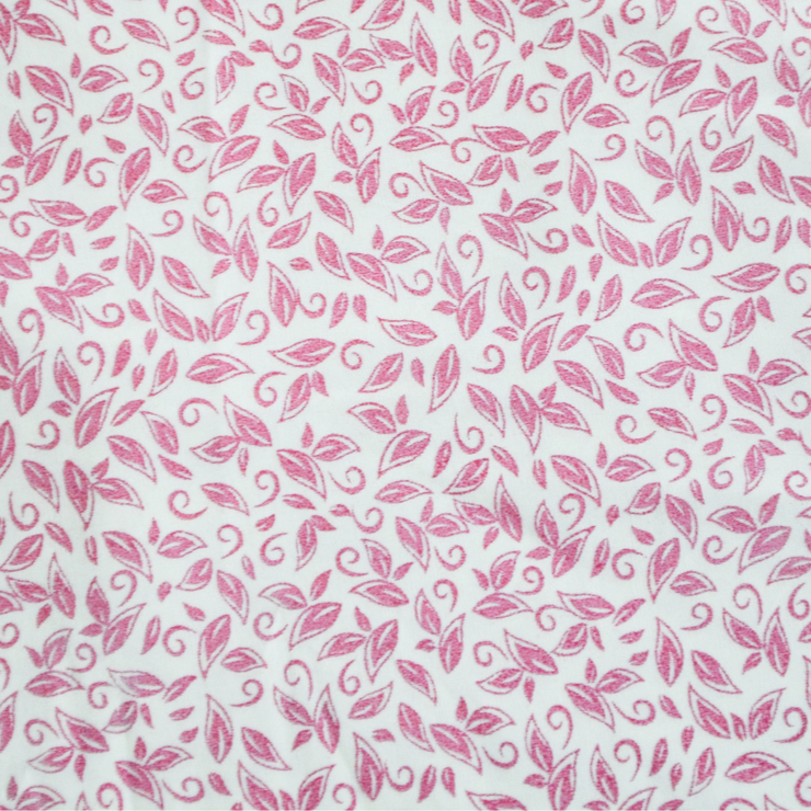 Organic Fitted Single Sheet- Red Flower