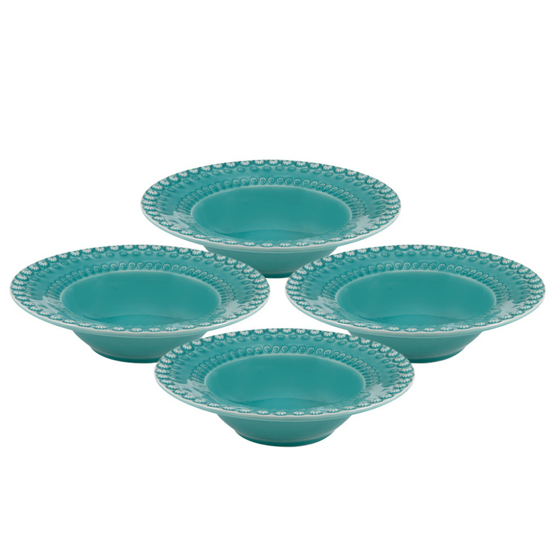 Fantasy - Soup Plate Acqua Green