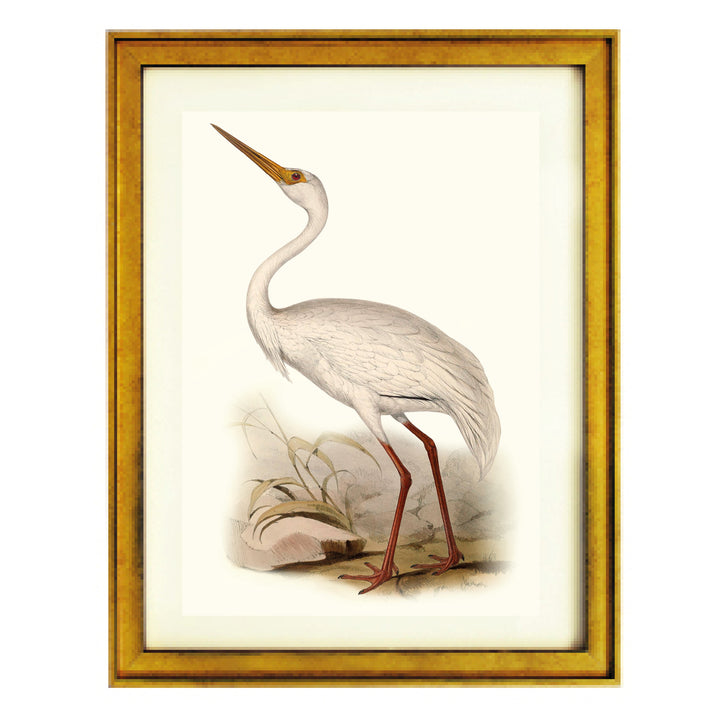 WHITE CRANE ART PRINT