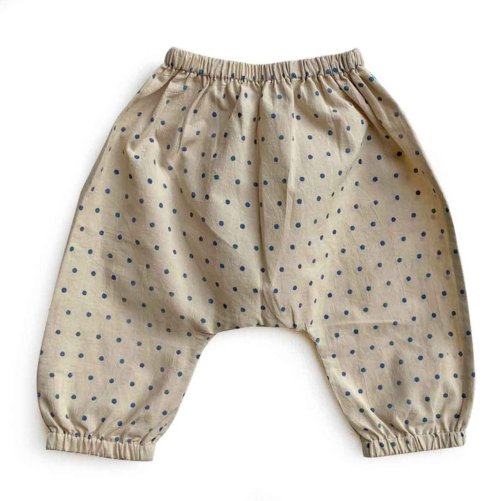 UNISEX ORGANIC ZOO  JHABLA WITH INDIGO RAIDANA PANTS