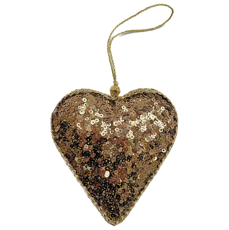 Handmade Heart Christmas Ornament