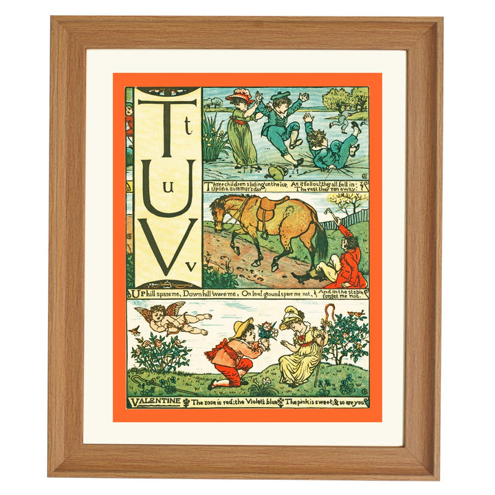 Vintage Alphabet Art Print