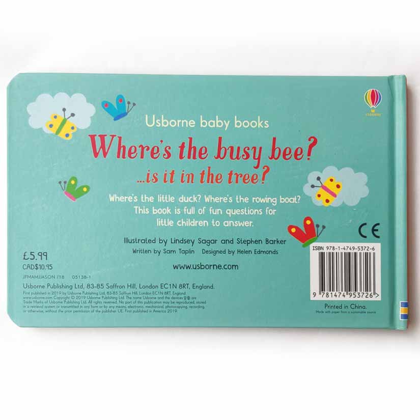 Where's the Busy Bee? Book