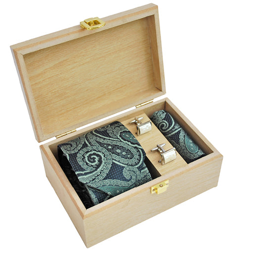 WOVEN SILK TIE GIFT SET