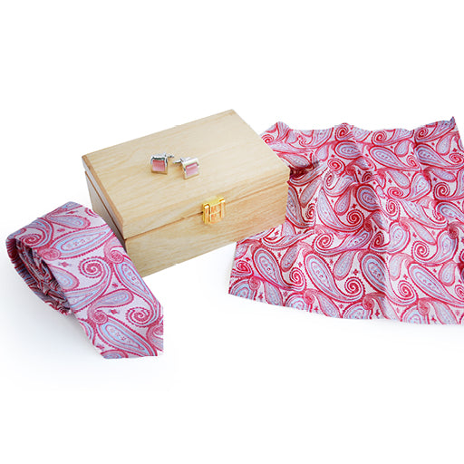 WOVEN SILK TIE GIFT SET