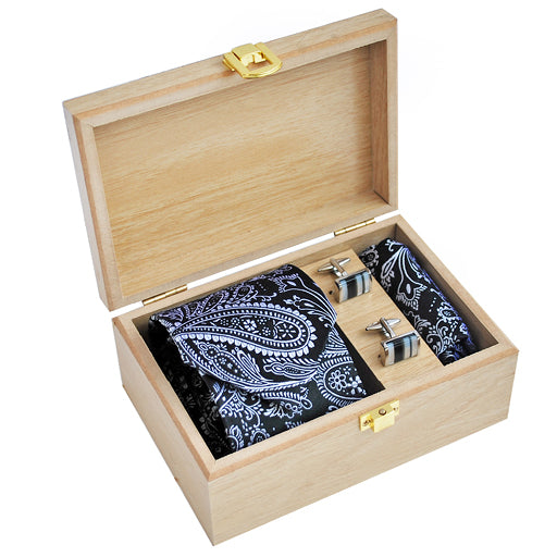 WOVEN SILK TIE GIFT SET