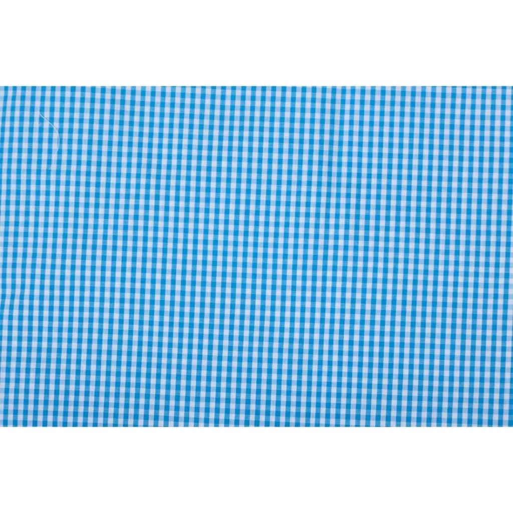 Baby Bolster Cover Set without Fillers Blue Checks