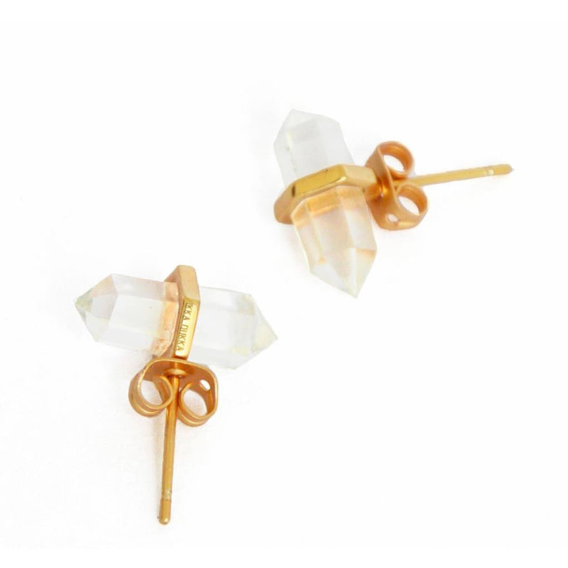 CRYSTAL QUARTZ STONE EARRINGS