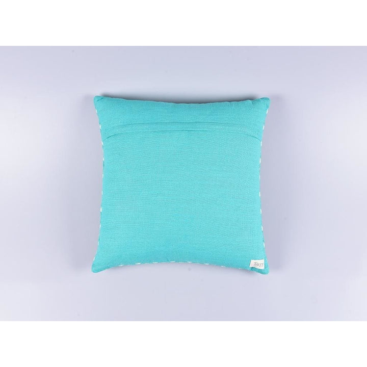 DAISY CUSHION COVER - TURQUOISE