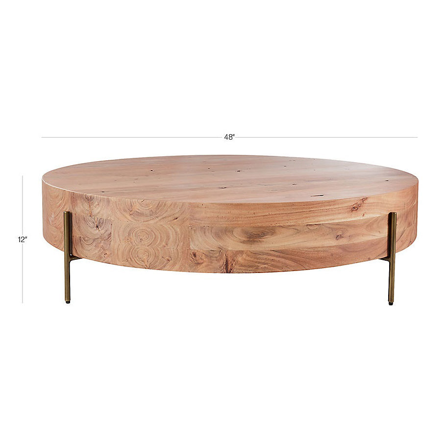 LOW ROUND COFFEE TABLE