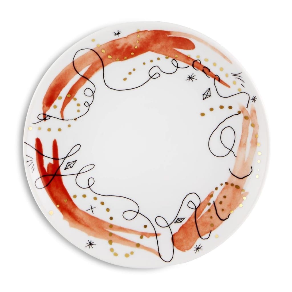 FOLKIFUNKI Bread & Butter Plate (SET OF 4)