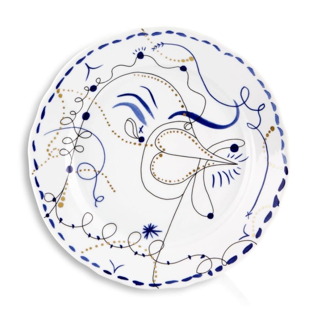 FOLKIFUNKI Dinner Plate Tavares (SET OF 4)