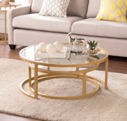 Contemporary Dual Coffee Table