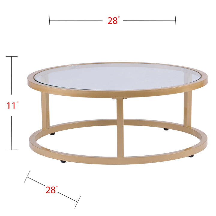 Contemporary Dual Coffee Table