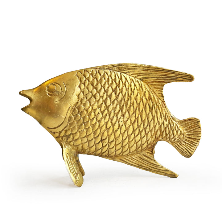 Fish Brass Sculpture