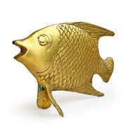 Fish Brass Sculpture