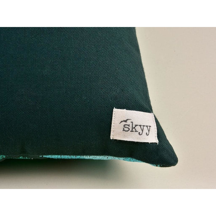 KHIVA CUSHION COVER - GREEN TURQUOISE