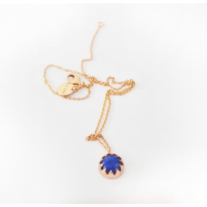 LAPIS LAZULI CABACHON STONE PENDANT