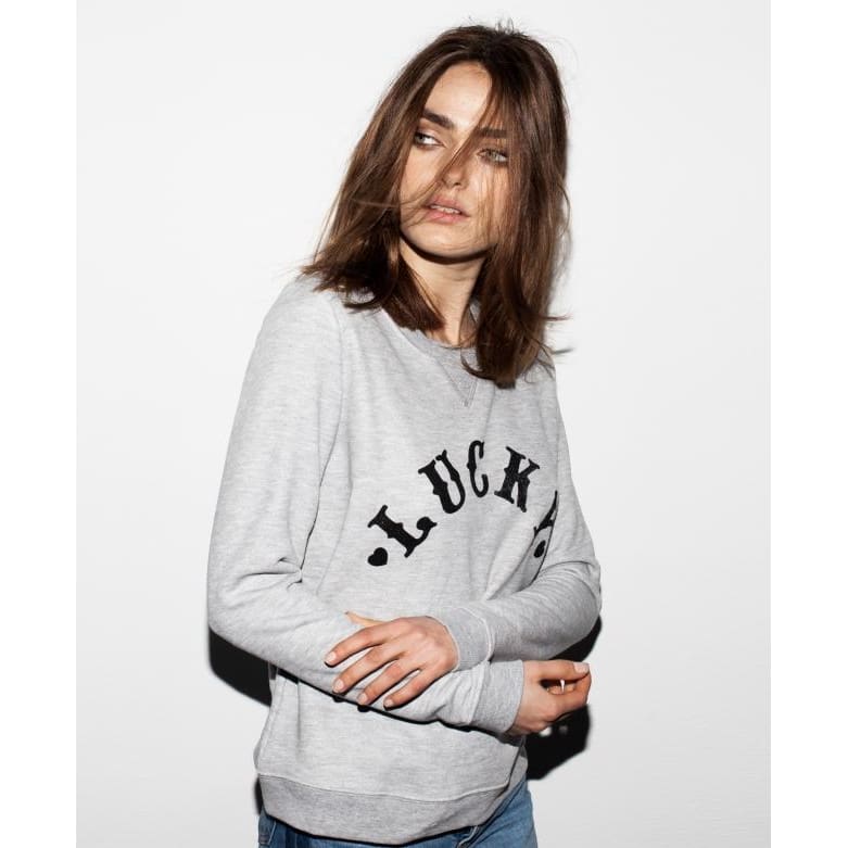 LUCKY - SWEAT WITH ARM DETAIL