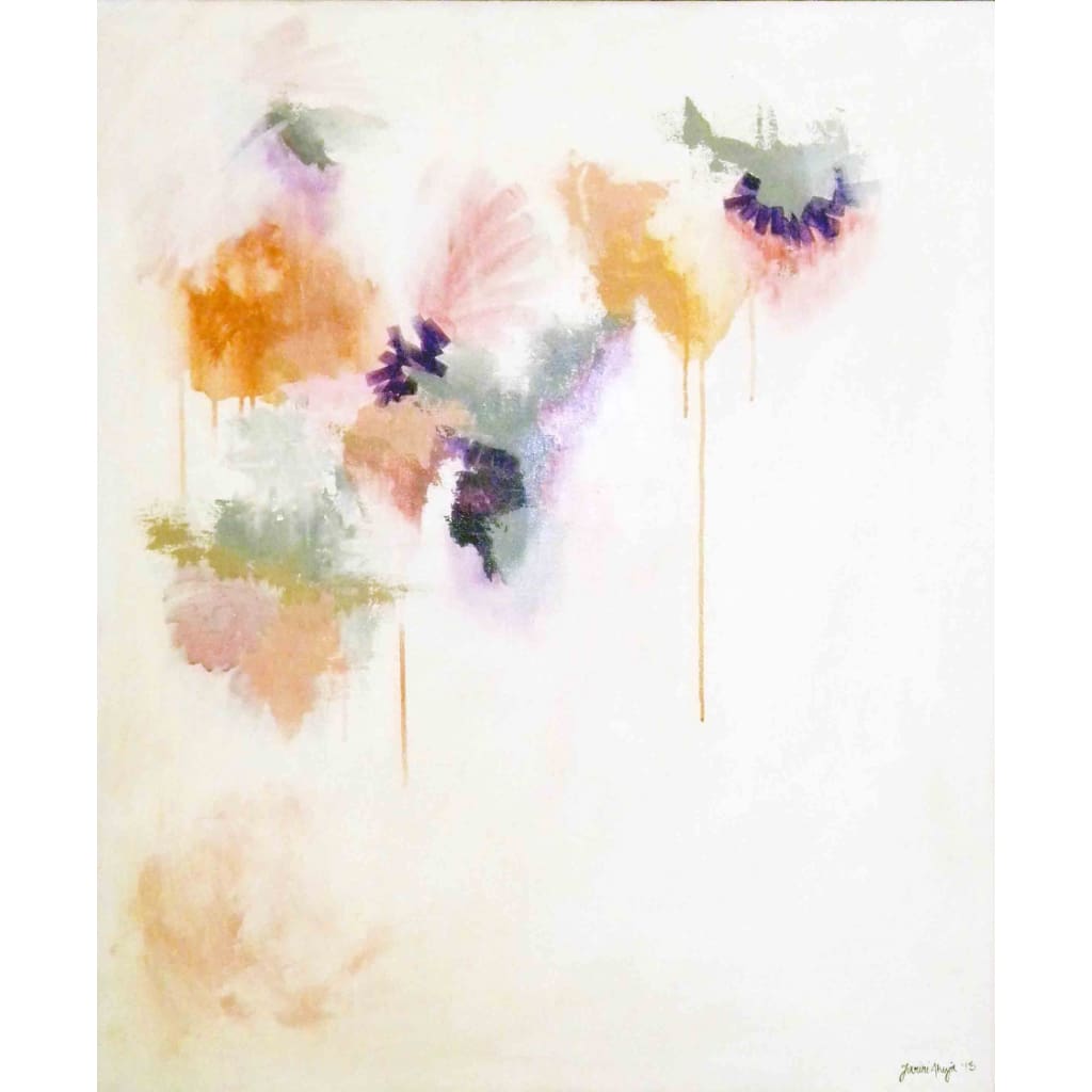 Ma- Untitled (peach purple pink) By Tarini Ahuja
