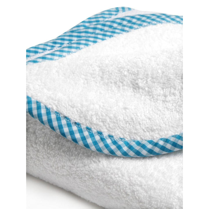 Organic Blue Checks Junior Towel