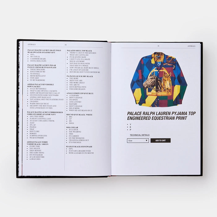 Palace Product Descriptions: The Selected Archive Book