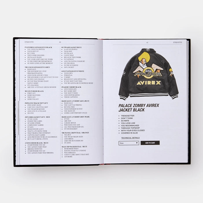 Palace Product Descriptions: The Selected Archive Book