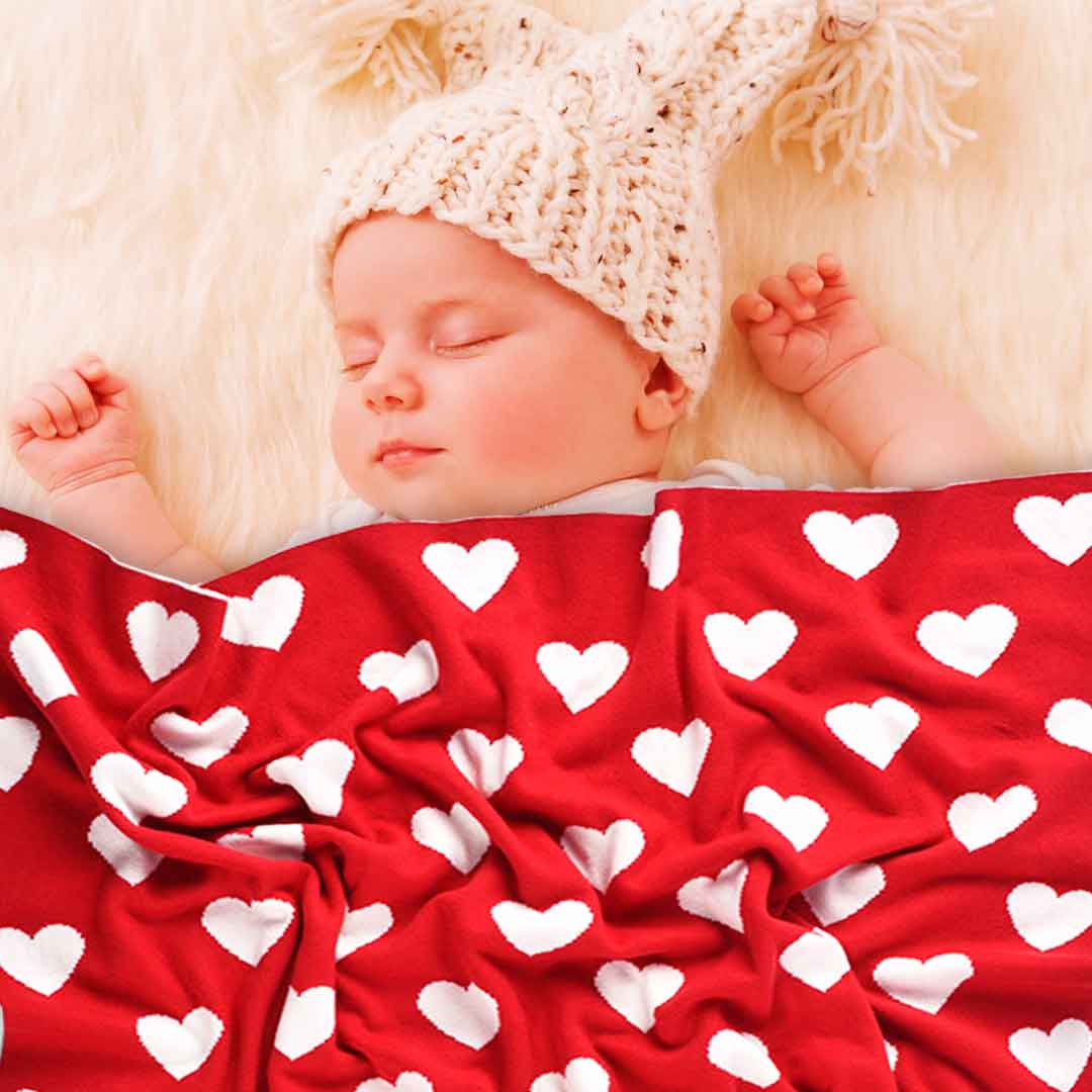 Red Heart baby Blanket