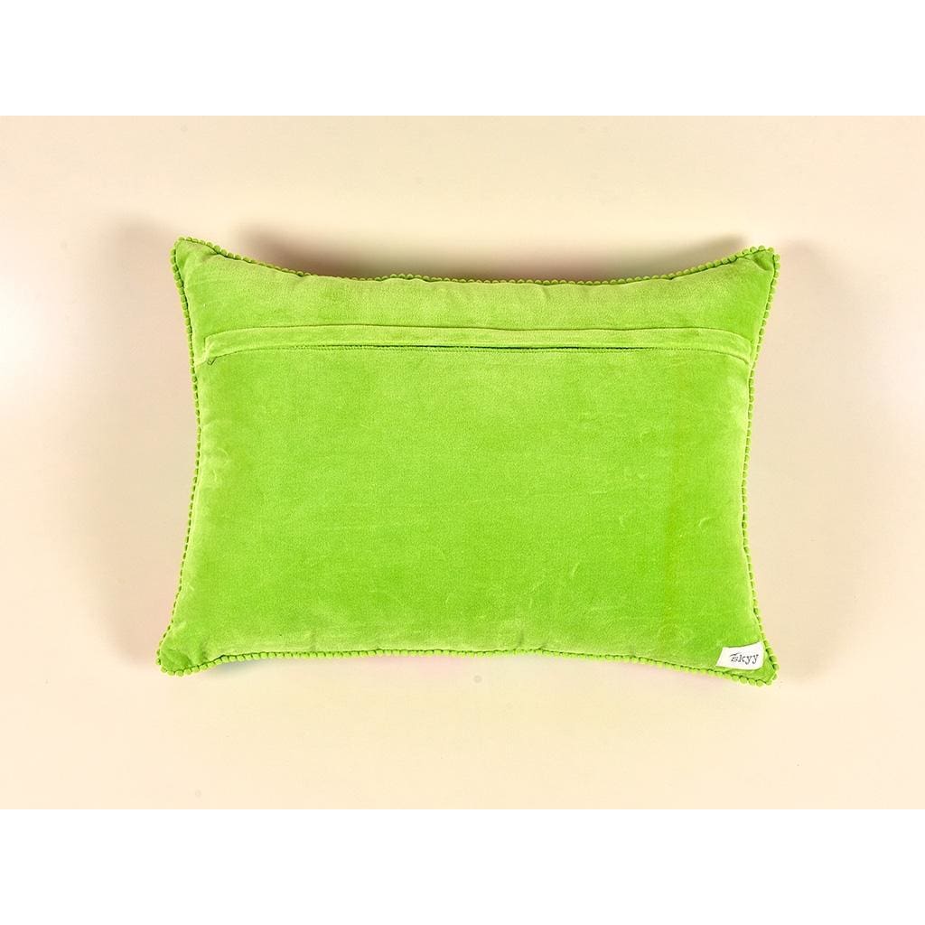 ROMANY CUSHION COVER - TURQUOISE