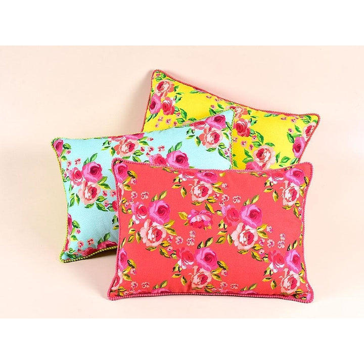 ROMANY CUSHION COVER - TURQUOISE
