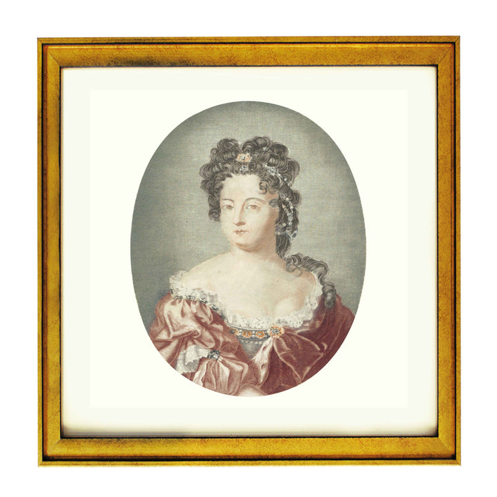 Portrait of Sophia Charlotte, Queen of Prussi by Johan Teyle art print