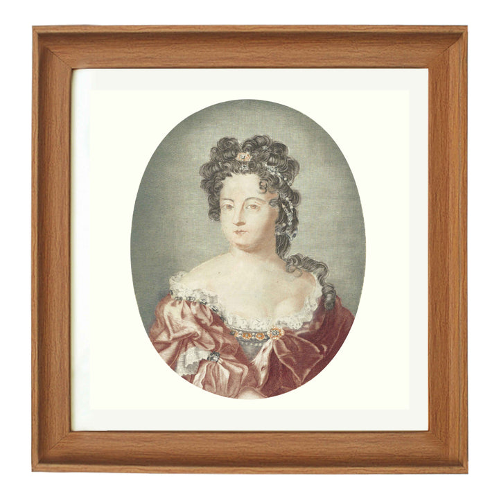 Portrait of Sophia Charlotte, Queen of Prussi by Johan Teyle art print