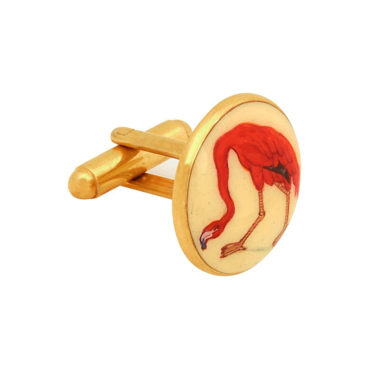 SIGNATURE FLAMINGO CUFFLINKS