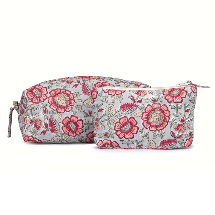 Zenia print Travel pouch set